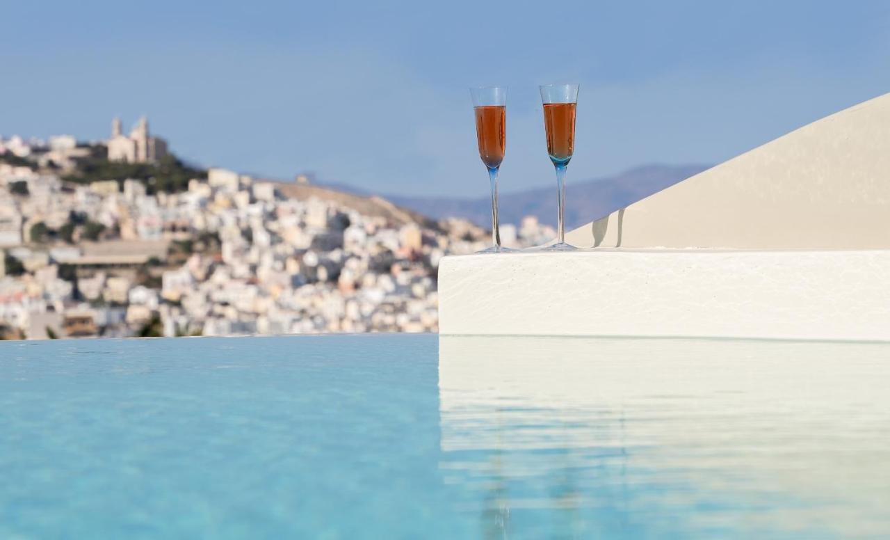 Dipolis Luxury Apartments Syros Episkopion  Eksteriør bilde